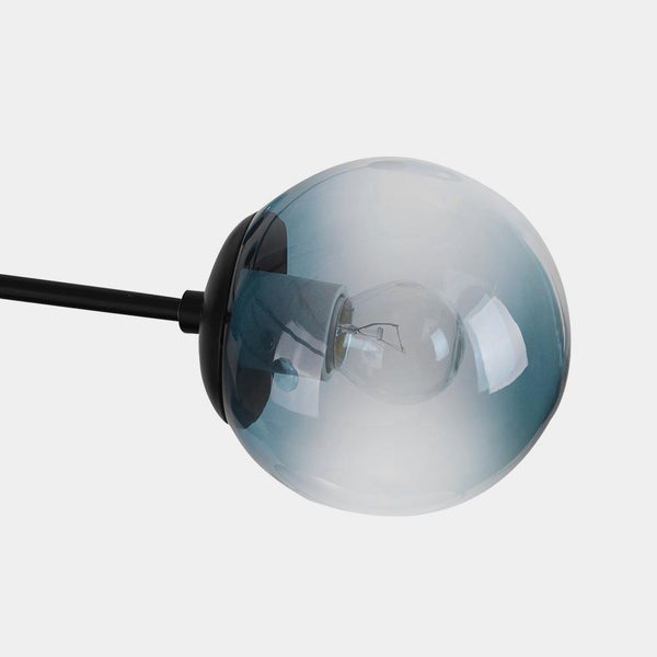 Kitchens 'n Lights-8-Light Modern Clear Blue Glass Bubble Chandelier--Default Title-