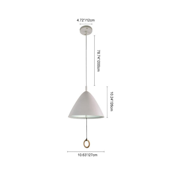 Kitchens 'n Lights-Craftsman Style Mini 1-Light Single Dome Pendant-Pendants-White-