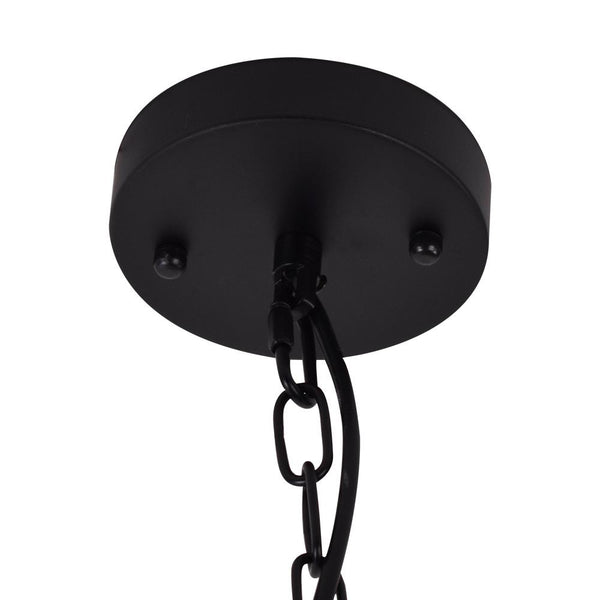 Kitchens 'n Lights-Industrial Single Kitchen Dome Pendant Light-Pendants-Black-
