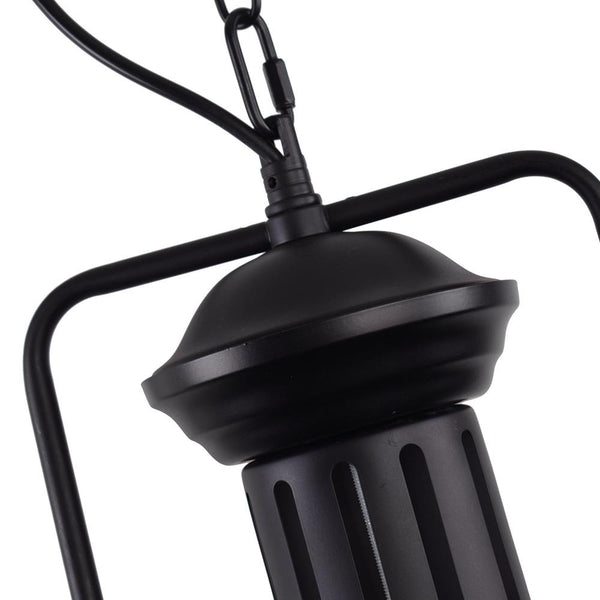 Kitchens 'n Lights-Industrial Single Kitchen Dome Pendant Light-Pendants-Black-