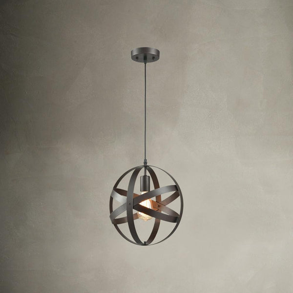 Kitchens 'n Lights-Industrial Style Kitchen 1-Light Single Globe Pendant Light-Pendants-Default Title-