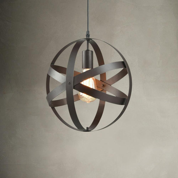 Kitchens 'n Lights-Industrial Style Kitchen 1-Light Single Globe Pendant Light-Pendants-Default Title-