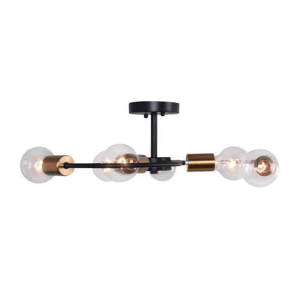 Kitchens 'n Lights-Kitchen 6-Light Sputnik Adjustable Semi Flush Mount-Flush Mount-Default Title-