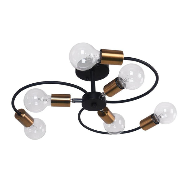 Kitchens 'n Lights-Kitchen 6-Light Sputnik Adjustable Semi Flush Mount-Flush Mount-Default Title-
