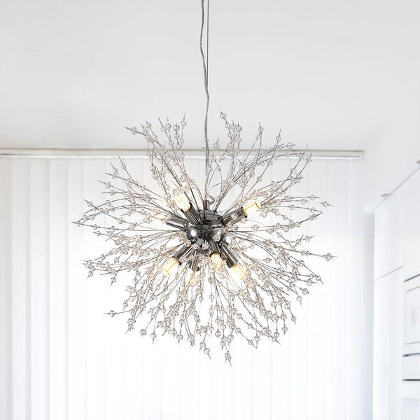 Thehouselights-Luxury Sputnik Firework Crystal Chandelier-Chandelier-Chrome-