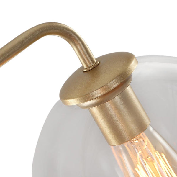 Kitchens 'n Lights-Mid-Century Modern Classic Blown Glass Bubble Chandelier-Chandelier-Brass-