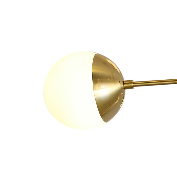 Kitchens 'n Lights-Mid-Century Modern Opal Blown Globe Sputnik Sphere Chandelier-Chandelier-Default Title-