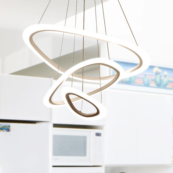 Kitchens 'n Lights-Modern Geometric Integrated LED Chandelier Lighting-Chandelier-Default Title-