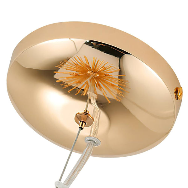 Kitchens 'n Lights-Modern Gold Sputnik Chandelier for Kitchen Island-Chandelier-8 Bulbs-