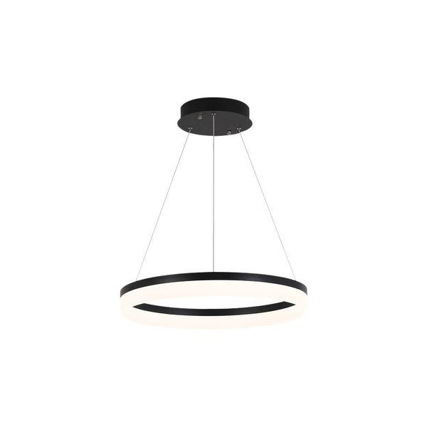 Kitchens 'n Lights-Modern White / Black Wagon Wheel LED Chandelier Light-Chandelier-24''-Cool White