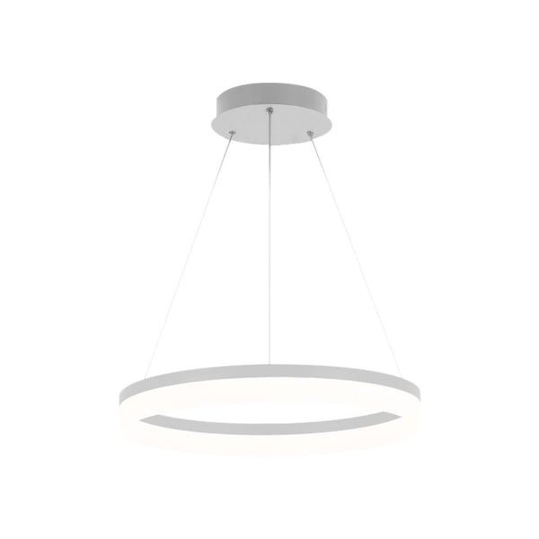 Kitchens 'n Lights-Modern White / Black Wagon Wheel LED Chandelier Light-Chandelier-24''-Warm White