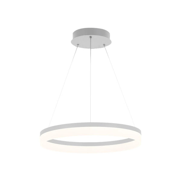 Kitchens 'n Lights-Modern White / Black Wagon Wheel LED Chandelier Light-Chandelier-32''-Warm White