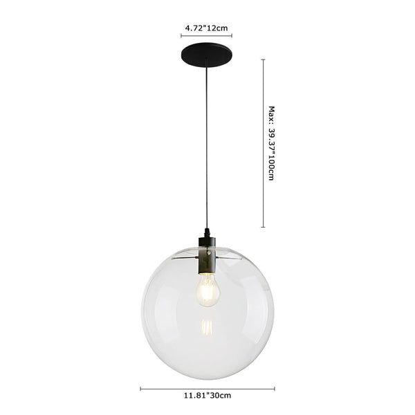 Kitchens 'n Lights-One-Light Glass Pendant Light-Chandelier-3-light-