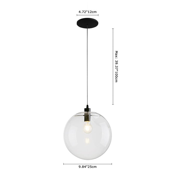 Kitchens 'n Lights-One-Light Glass Pendant Light-Chandelier-3-light-
