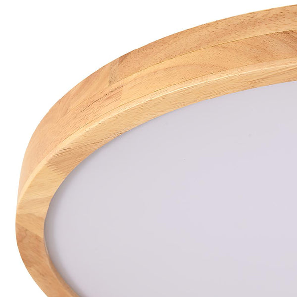 Kitchens 'n Lights -Scandinavian Wood LED Flush Mount Light-Flush Mount-11''-