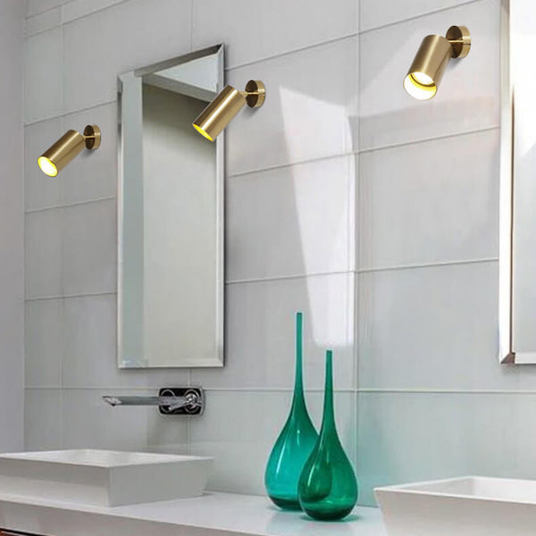 Thehouselights-1 Light Brass Ceiling Light Spot Light Track Light-Ceiling Light--