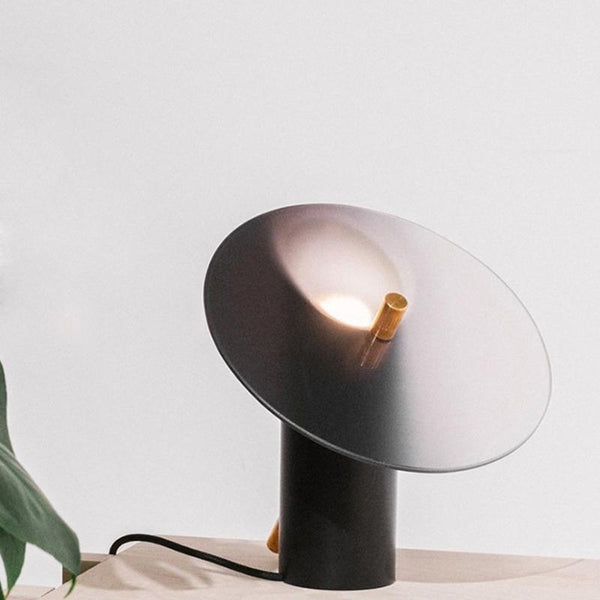 Thehouselights-1-Light Modern Glass Table Lamp-Table Lamp--