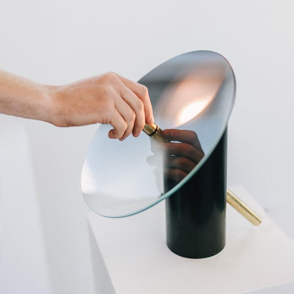 Thehouselights-1-Light Modern Glass Table Lamp-Table Lamp--