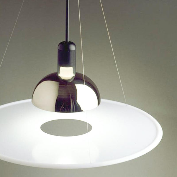 Thehouselights-1-Light Pendant Light in Plate Shape-Pendant--