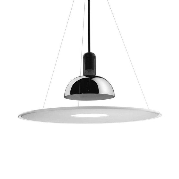 Thehouselights-1-Light Pendant Light in Plate Shape-Pendant--