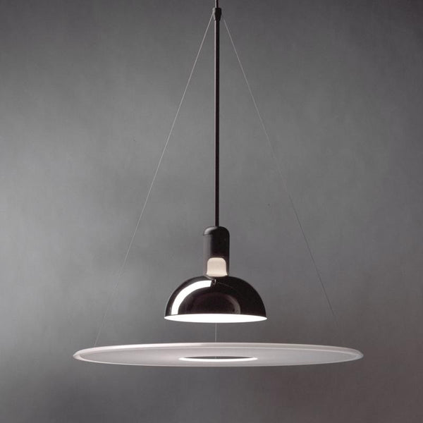 Thehouselights-1-Light Pendant Light in Plate Shape-Pendant--
