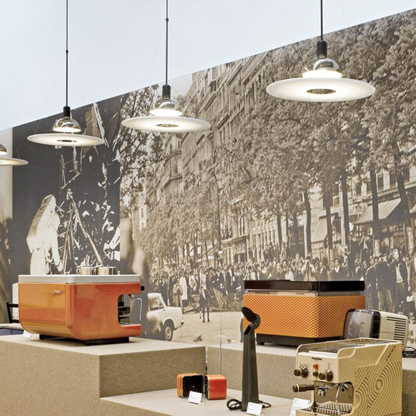 Thehouselights-1-Light Pendant Light in Plate Shape-Pendant--