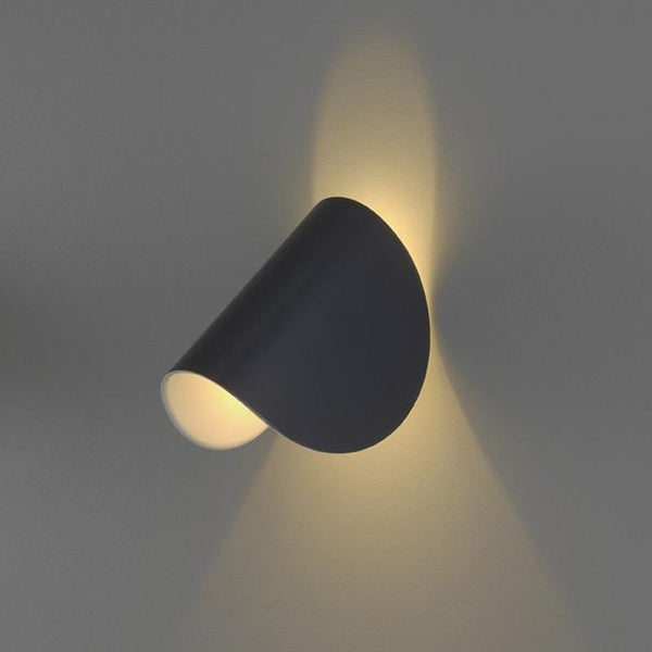 Thehouselights-1-Light Rotatable Minimalist Modern LED Wall Sconce-Wall Lights-Black-