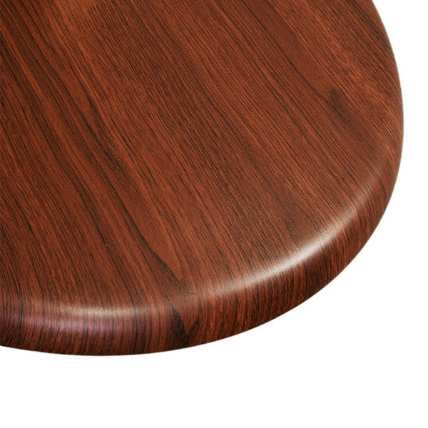 Thehouselights-1-Light Walnut Wood Dome LED Pendant Lighting-Pendant--