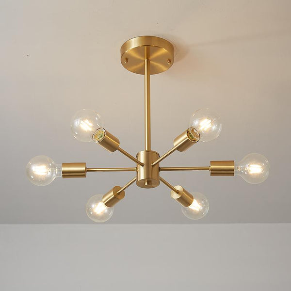 Thehouselights-12-Light Large Sputnik Chandelier-Chandelier--
