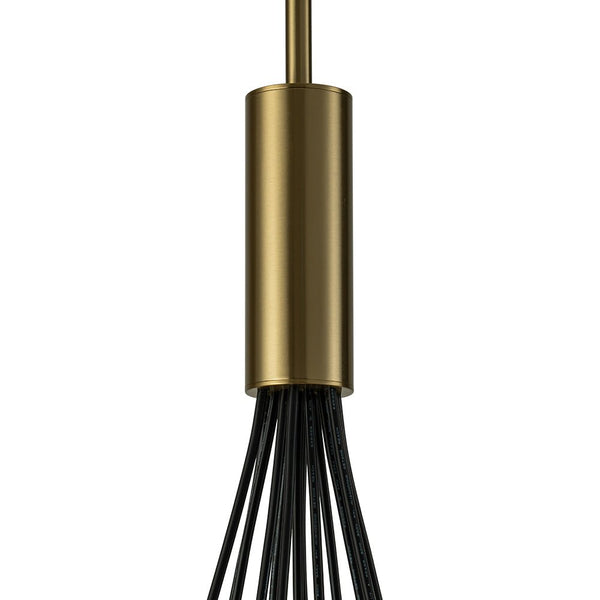 Thehouselights-13-Light Cluster Opal Glass Bubble Chandelier-Chandelier-Brass-