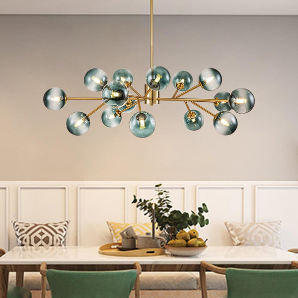 Thehouselights-15-Light Blue Branch Sputnik Chandelier-Chandelier-Gold-