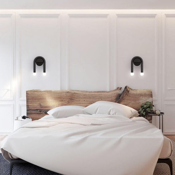 Thehouselights-2-Light Arched Wall Sconce in U Shape-Wall Lights--