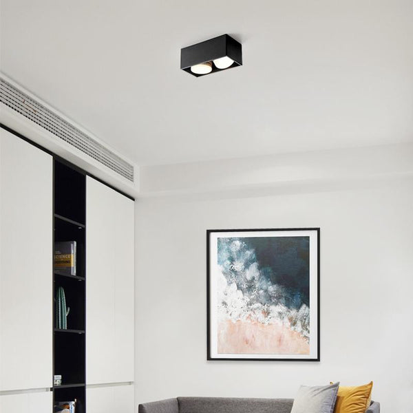 Thehouselights-2-Light LED Mini Flush Mount Ceiling Light-Ceiling Light--