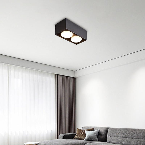 Thehouselights-2-Light LED Mini Flush Mount Ceiling Light-Ceiling Light--