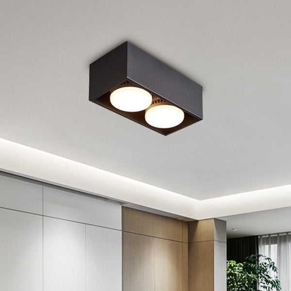 Thehouselights-2-Light LED Mini Flush Mount Ceiling Light-Ceiling Light--