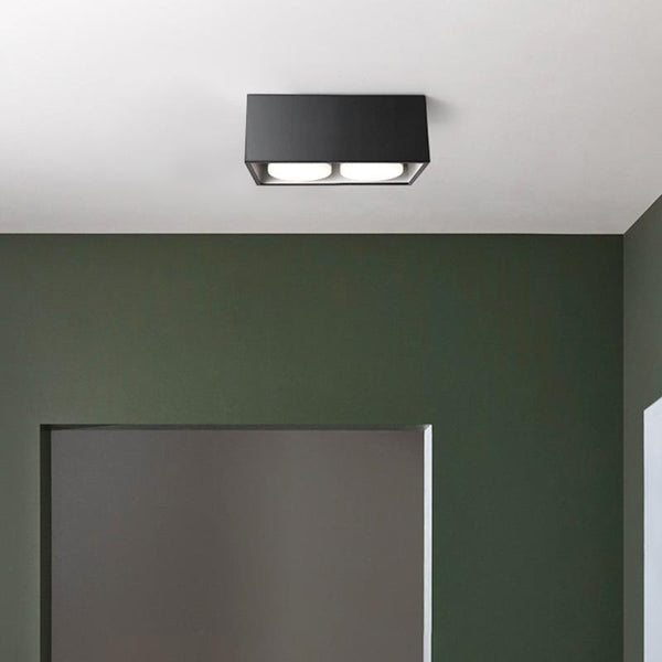 Thehouselights-2-Light LED Mini Flush Mount Ceiling Light-Ceiling Light--