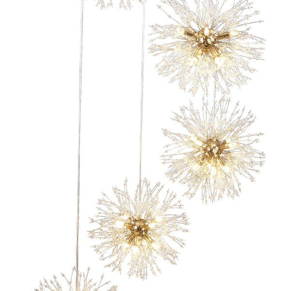 Thehouselights-24/40-Light Modern Large Sputnik Firework Chandelier-Chandelier-40-Light-