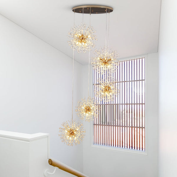 Thehouselights-24/40-Light Modern Large Sputnik Firework Chandelier-Chandelier-40-Light-