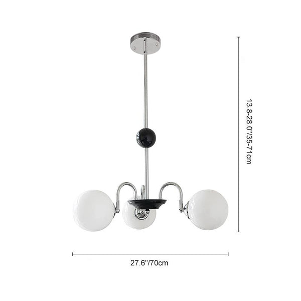 Thehouselights-3/5 Light Glass Bubble Sputnik Chandelier Mood Light-Chandelier-3-