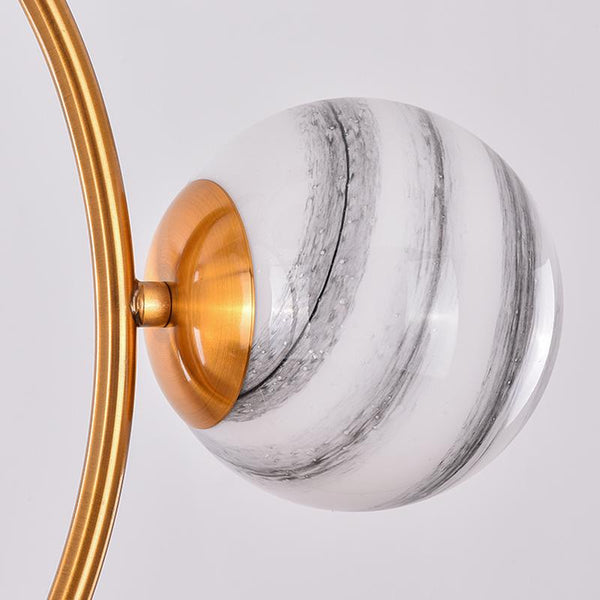Thehouselights-4 Light Glass Globe Bubble Pendant Light-Pendant--