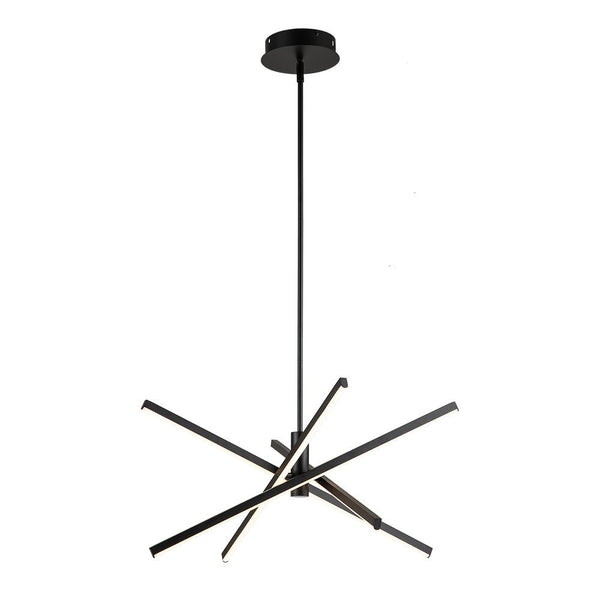 Thehouselights-4-Light LED Sputnik Chandelier-Chandelier-Chrome-