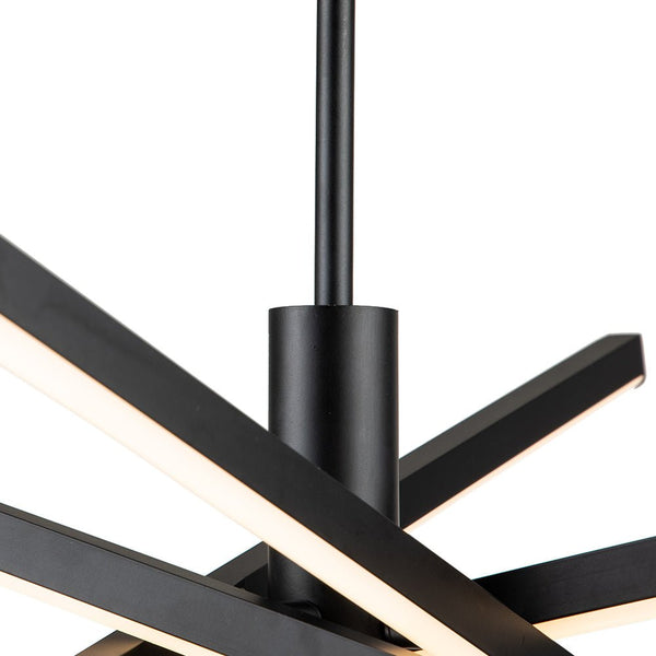 Thehouselights-4-Light LED Sputnik Chandelier-Chandelier-Chrome-
