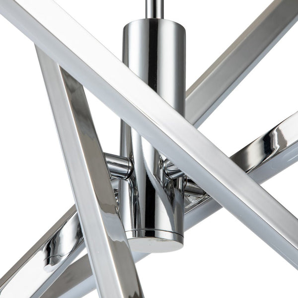 Thehouselights-4-Light LED Sputnik Chandelier-Chandelier-Chrome-