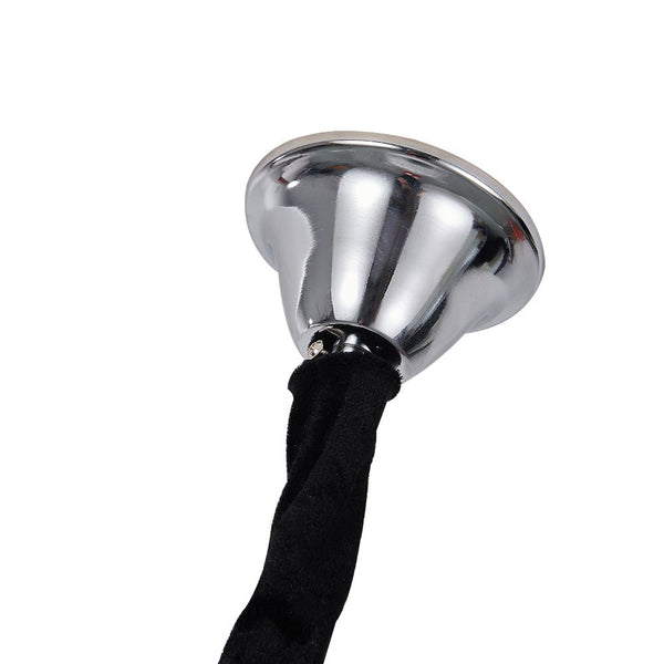 Thehouselights-6-Light Silver Tassel Chandelier in Chrome-Chandelier--