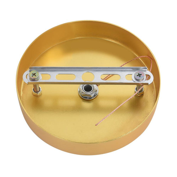 Thehouselights-6-Light Sputnik Semi Flush Ceiling Light-Flush Mount-Black-