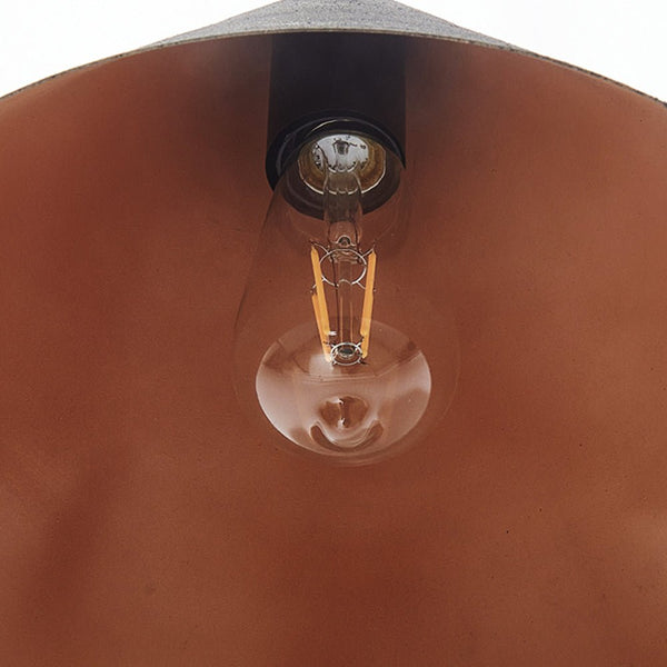 Thehouselights-Black Carbon Steel Cone Pendant Light-Pendant-Cone-