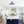 Thehouselights-Blue LED Acrylic Drum Semi Flush Mount Ceiling Light-Ceiling Light--