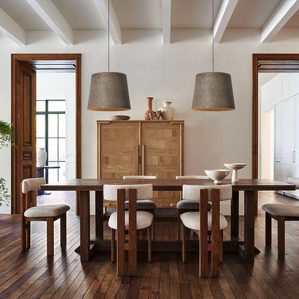 Thehouselights-Brown Metal Pendant Light-Pendant-Cone-
