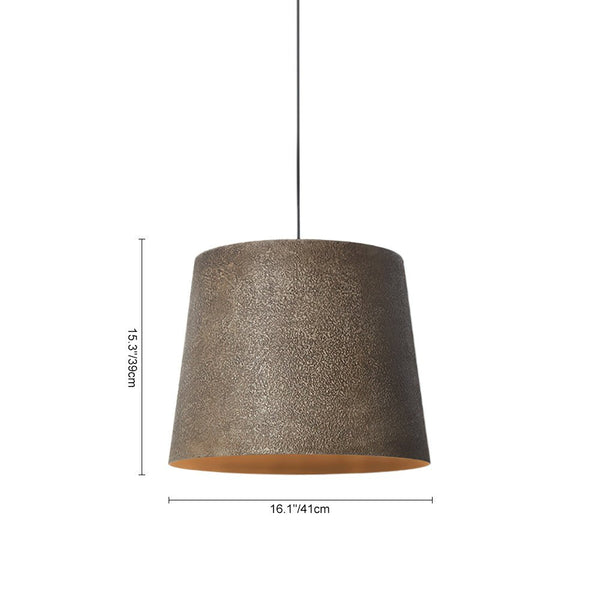 Thehouselights-Brown Metal Pendant Light-Pendant-Cone-