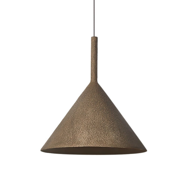 Thehouselights-Brown Metal Pendant Light-Pendant-Cone-